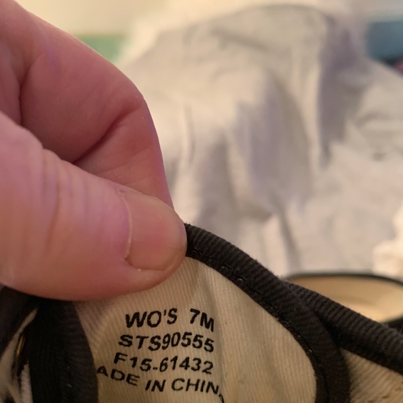 Sperry Topsider NWOT Crest Vibe Sneaker in Black with Leather Laces. 7. - Picture 7 of 8